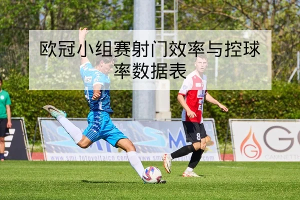 欧冠小组赛射门效率与控球率数据表